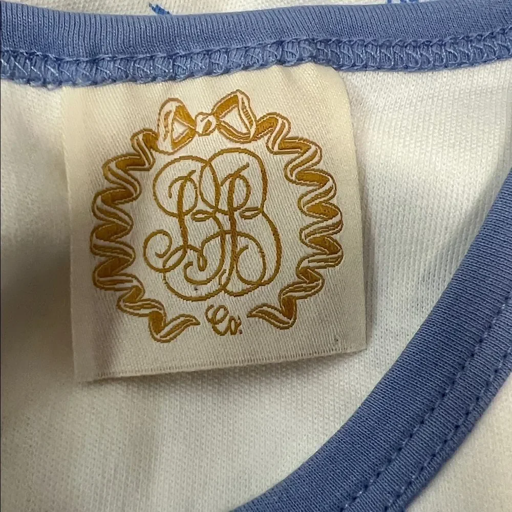The Beaufort Bonnet Company Polly Play dress blue & white toile longsleeve dress